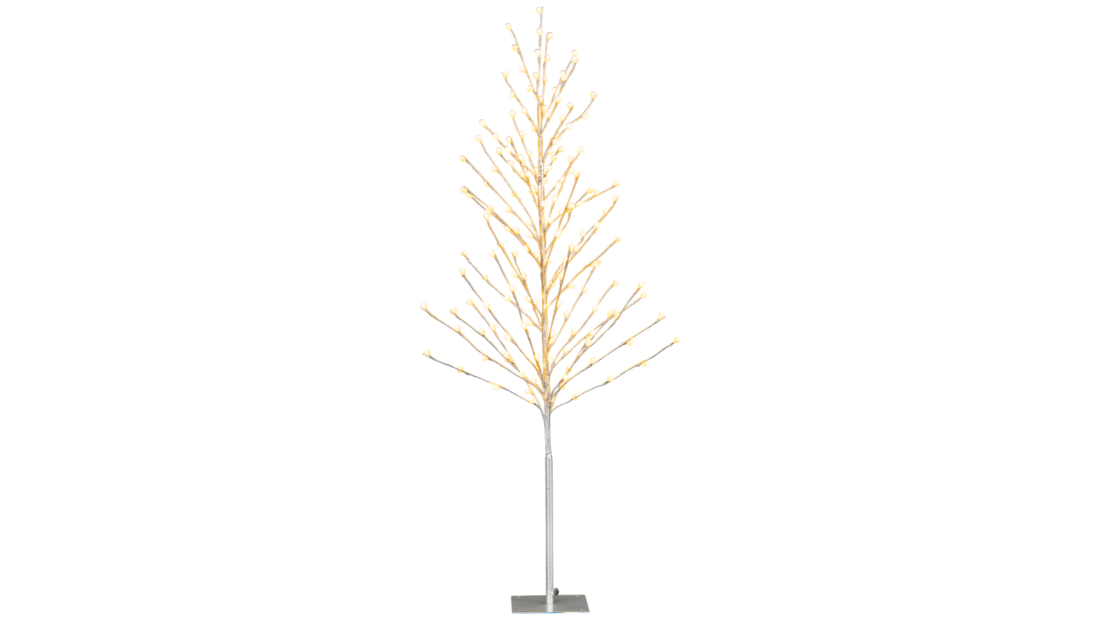 Costway 168 LED Artificial Twig Tree with Metal Stake - 155cm