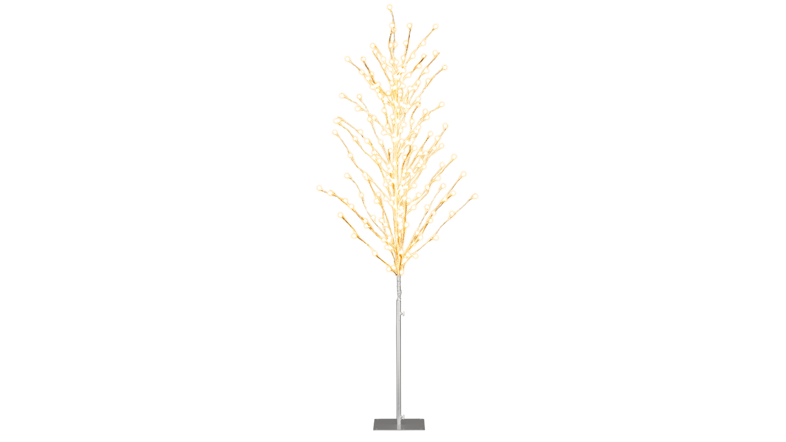 Costway 200 LED Light Artificial Christmas Twig Tree - 1.86metre