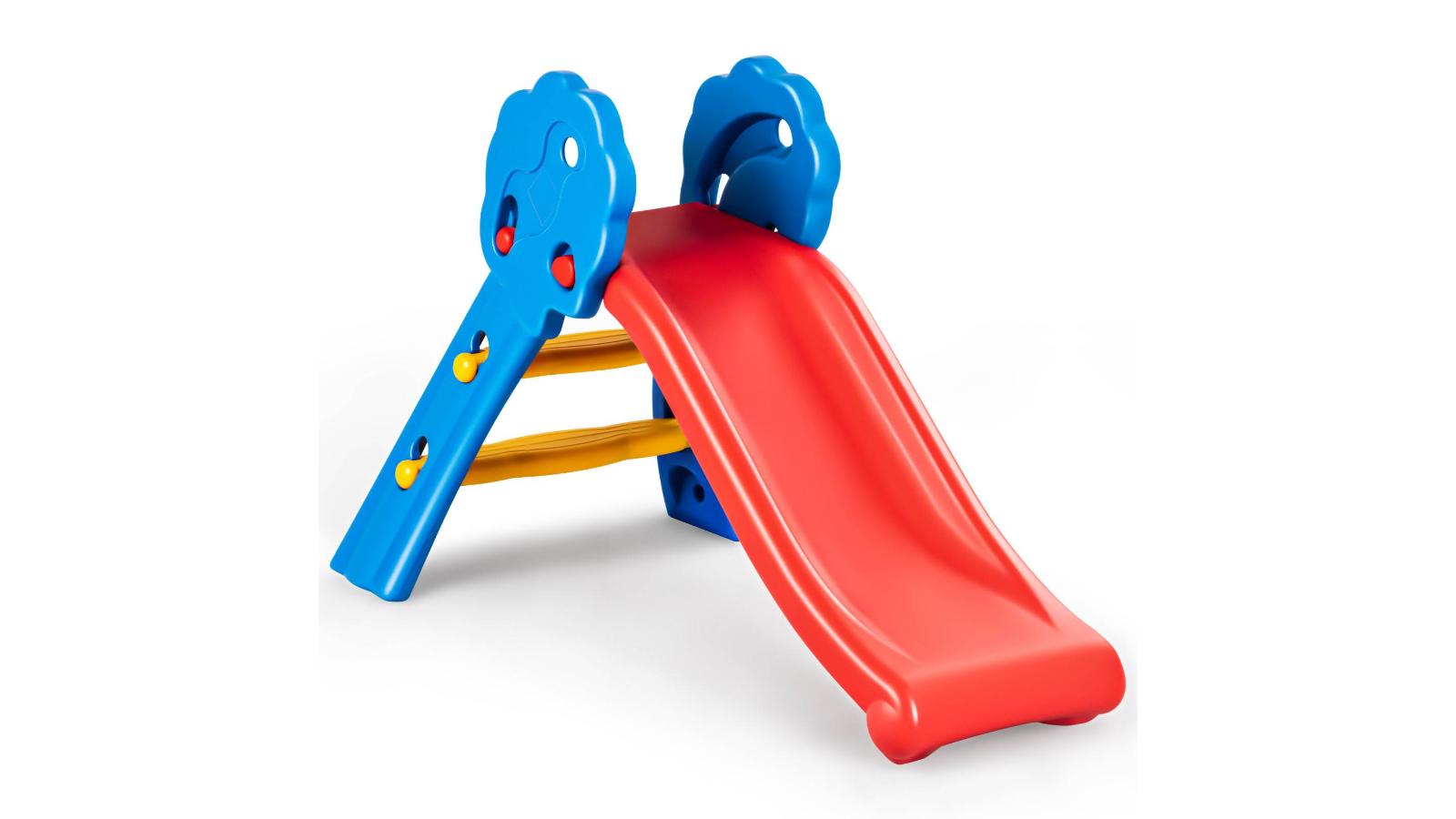 Costway Foldable Slide with Non-Slip Climb - Multi-Color