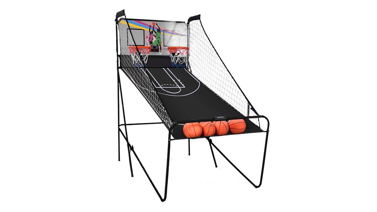 Costway 2-Player Arcade Basketball Game Electronic Scoring Shooting Machine