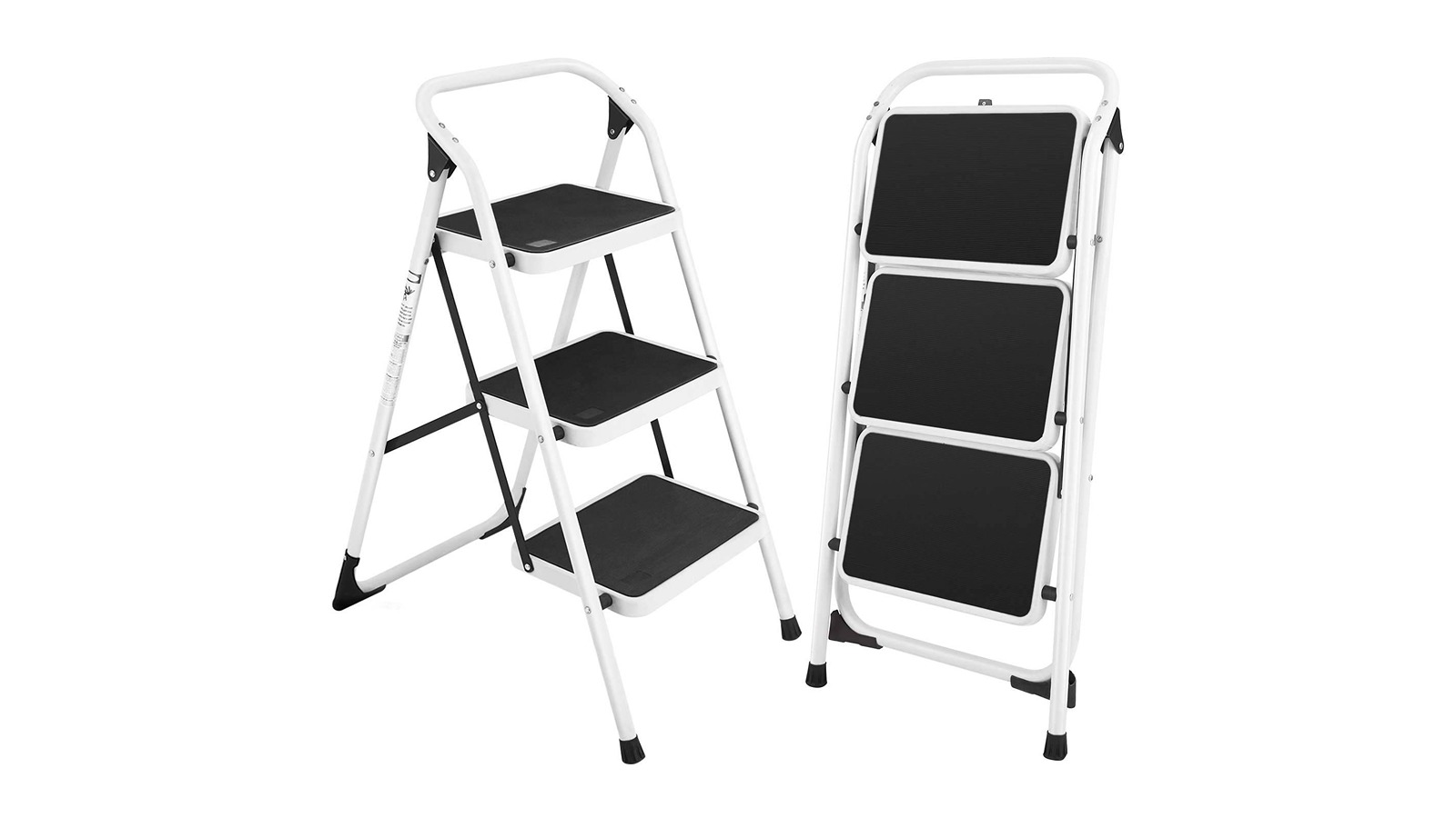 Costway 3-Tread Lightweight Non-Slip Step Ladder