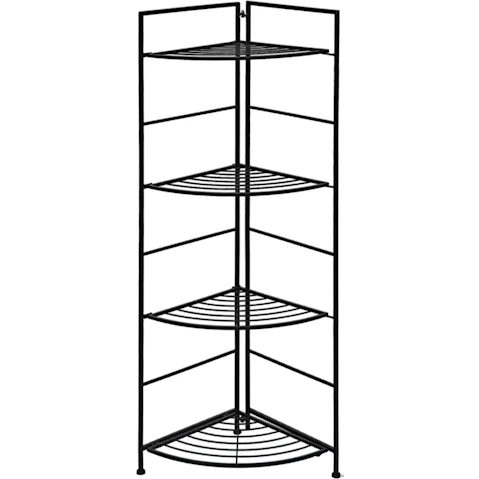 Costway 4-Tier Collapsible Folding Corner Plant Stand