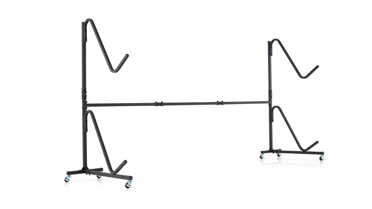 Costway Metal Lockable SUP and Canoe Kayak Storage Rack