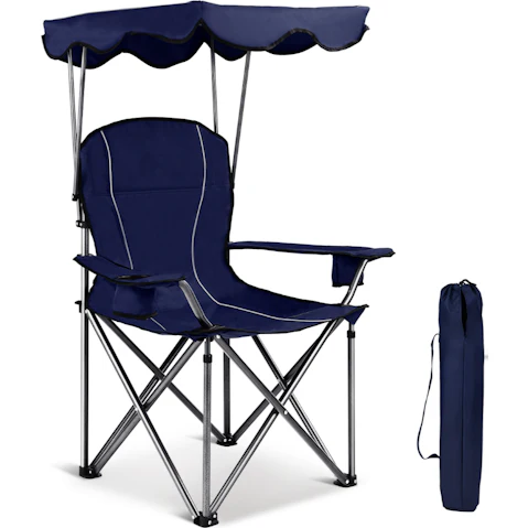Costway Camping Canopy Armchair with Cup Holder