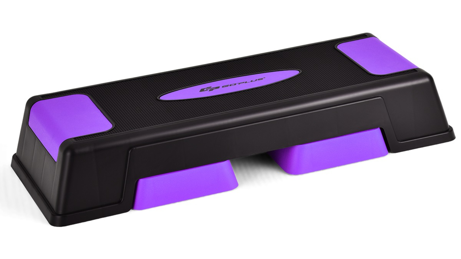 Costway Adjustable Workout Aerobic Stepper - Purple