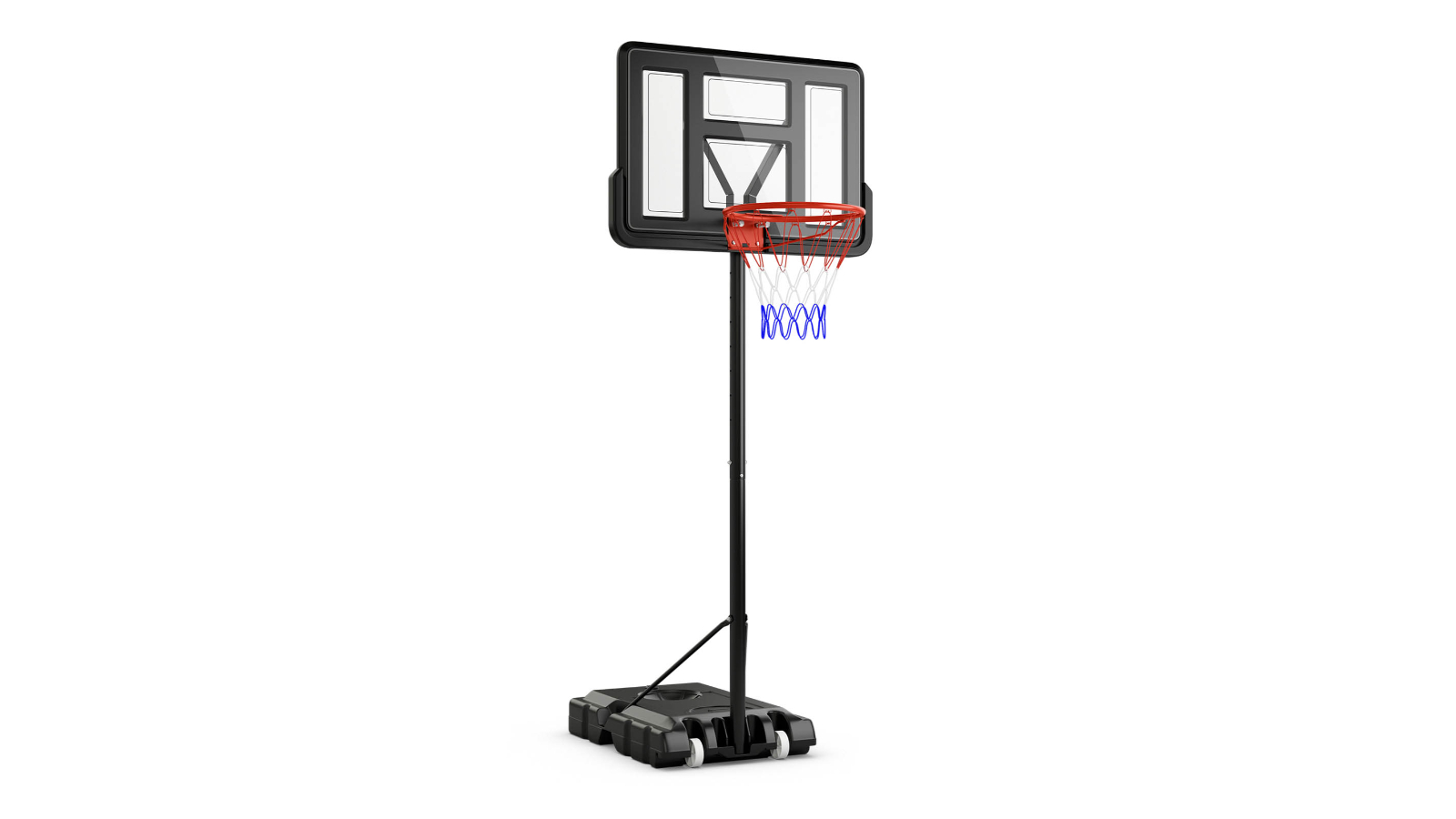 Costway Teenager 2.67metre Portable Backboard Adjustable Basketball Ring Stand System