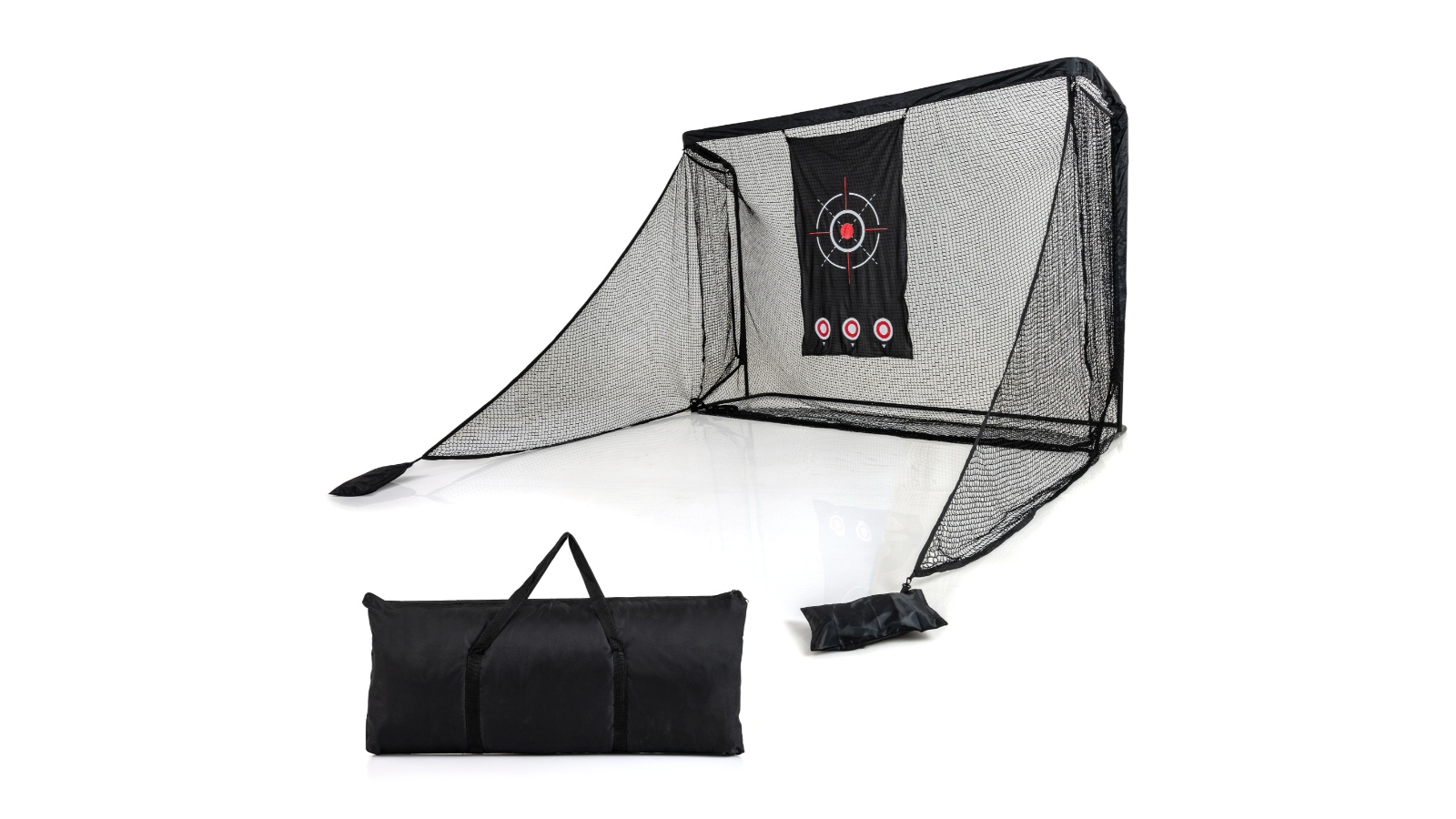 Costway Metal Frame Golf Practice Net - 305 x 326 x 225cm