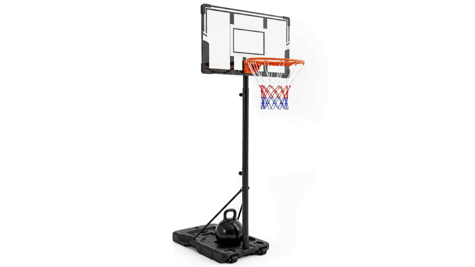 Costway Adult Youth 352cm Portable Basketball System Stand Backboard Net Ring Rim