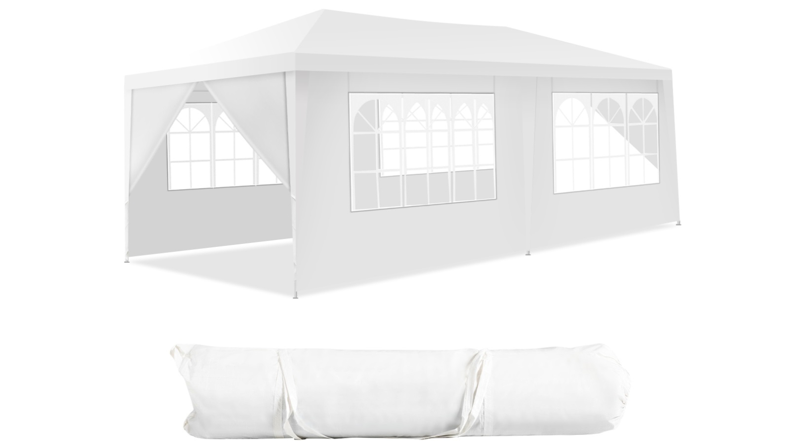 Costway 3 x 6metre Outdoor Canopy Tent with 6 Sidewall and Carry Bag