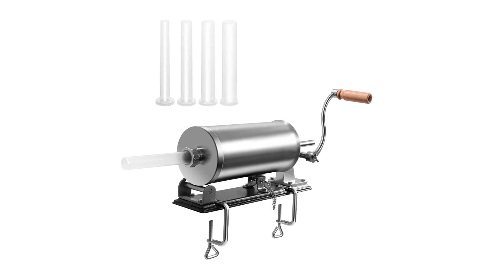 Costway 3.6 Litre Stainless Steel Horizontal Sausage Stuffer Maker Kit