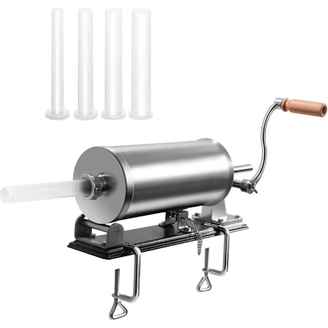 Costway 3.6 Litre Stainless Steel Horizontal Sausage Stuffer Maker Kit