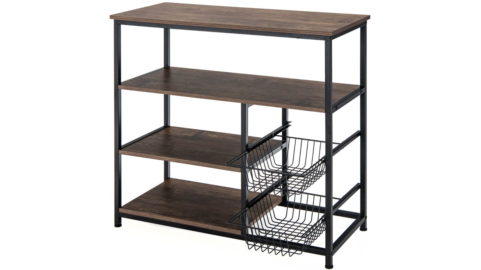 Costway 3-Tier Open Shelf Kitchen Storage Rack | Harvey Norman