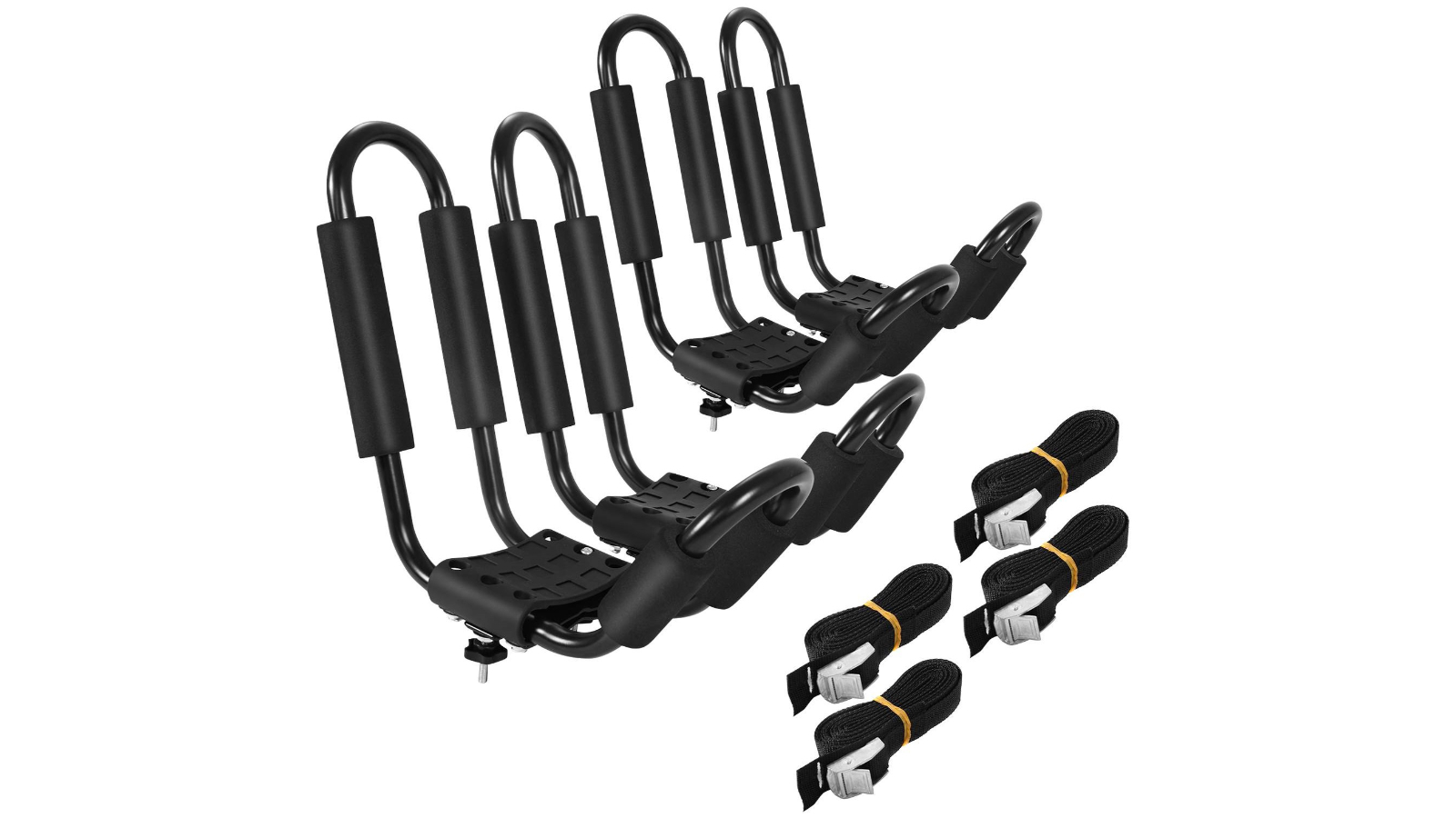 Costway Set of 4 U-Bar Kayak Roof Rack for Car