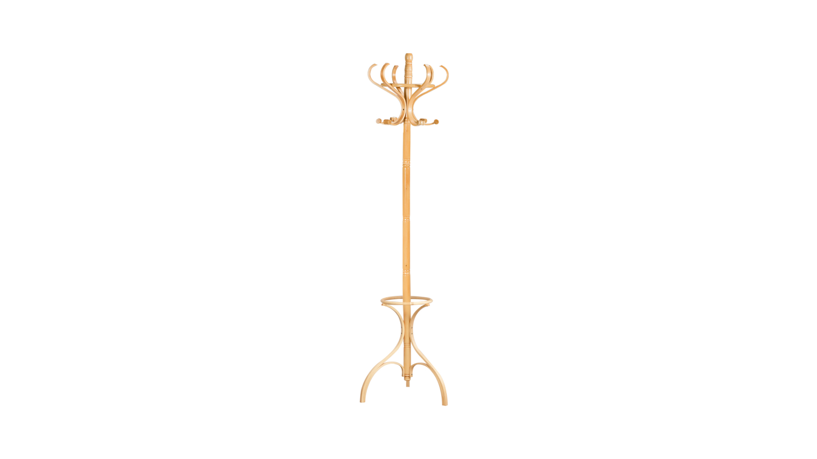 Costway 181cm Wood Coat Rack