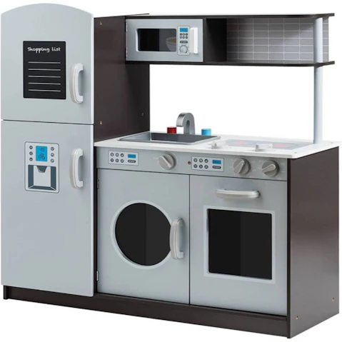 Costway Pretend Kitchen Set - Grey