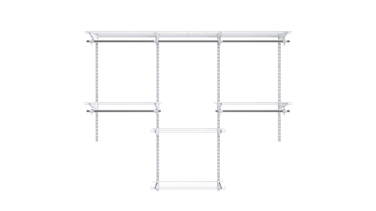 Costway Wall-Mounted Closet Rack Shelf