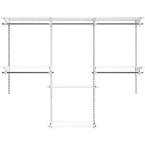 Costway Wall-Mounted Closet Rack Shelf