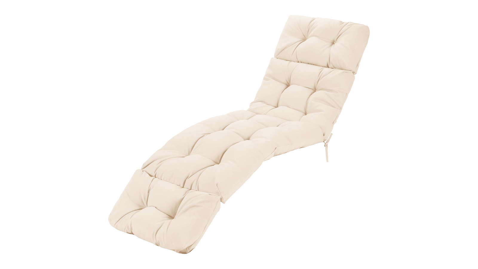 Costway 186 x 56cm Waterproof High Back Patio Chair Cushion - Beige