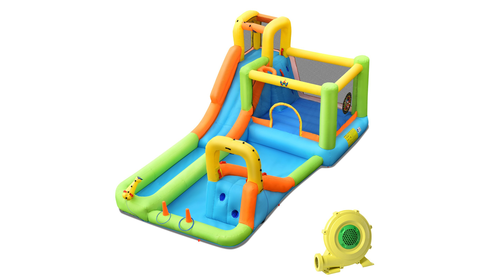 Costway Water Slide Inflatable House with Blower