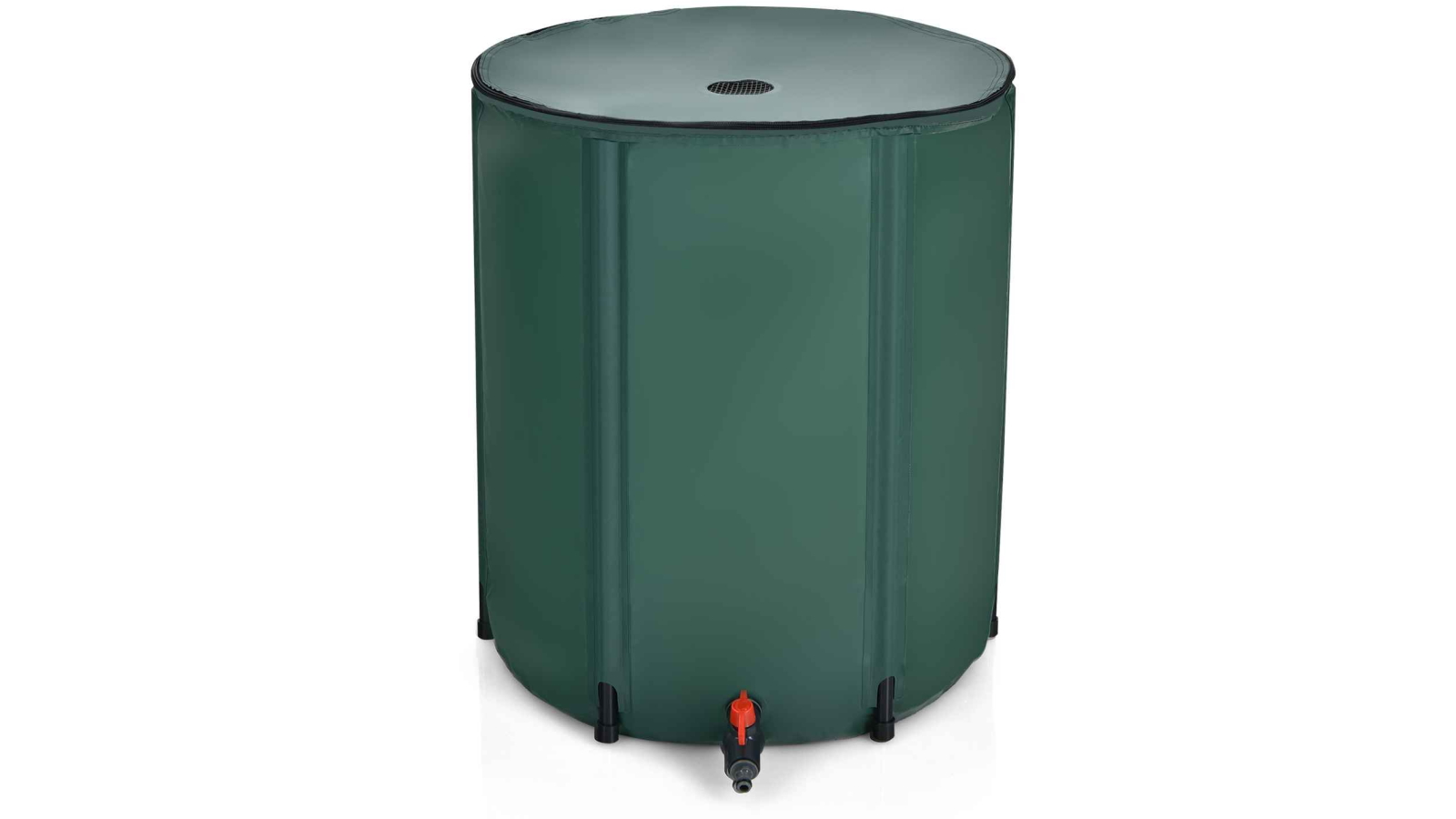 Costway 225L Collapsible Rain Barrel Tank with Tap Rainwater Collection System
