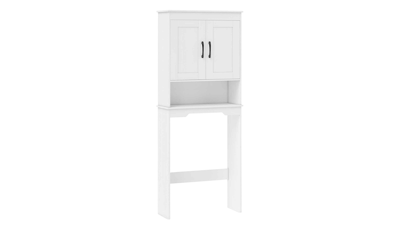 Costway 2-Door Over-the-Toilet Adjustable Storage Cabinet