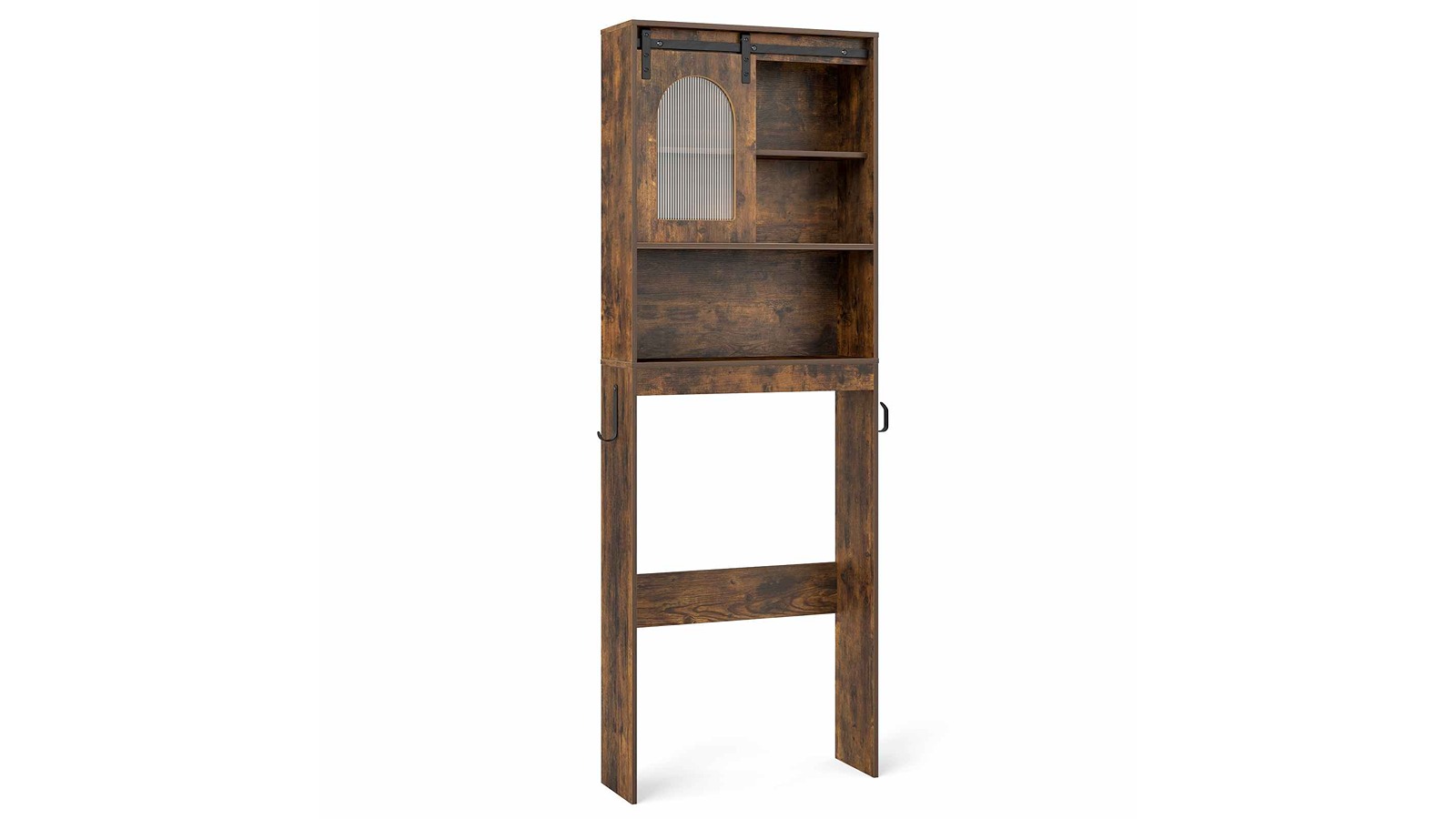 Costway Over-the-Toilet Storage Cabine with Sliding Barn