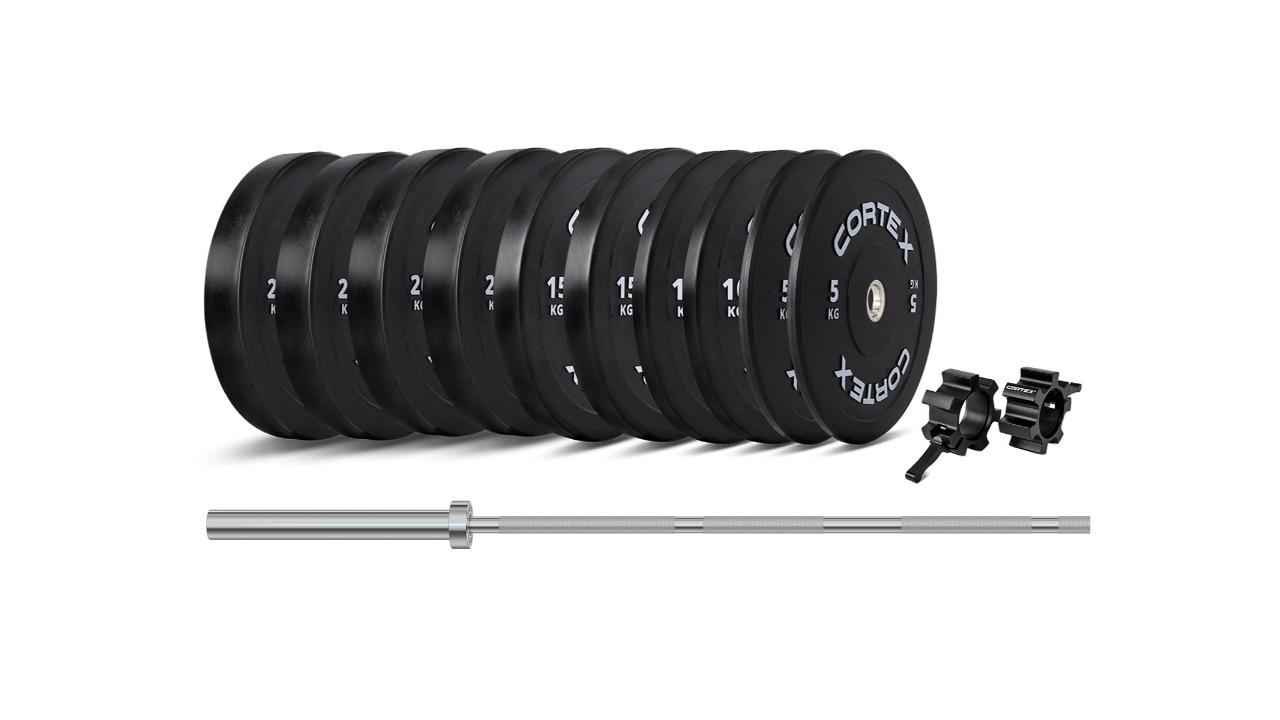 Cortex Black Series V3 Bumper Plate Set - 160kg