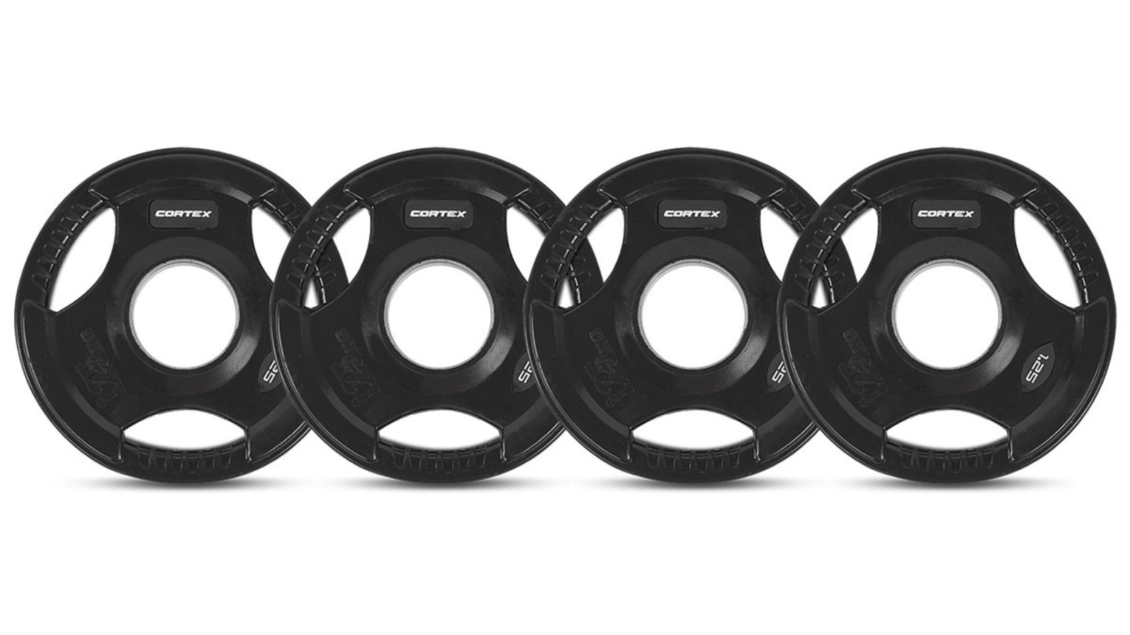 Cortex Set of 4 Tri-Grip V2 5cm Olympic Plate - 1.25kg
