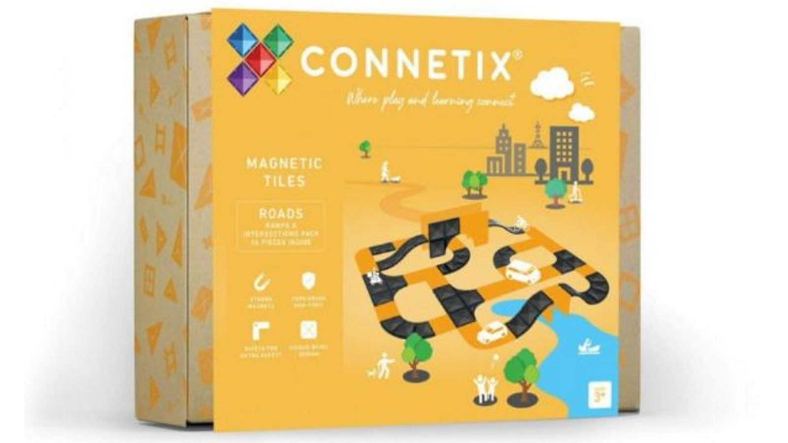 Connetix Ramps & Intersections 16 Piece Pack