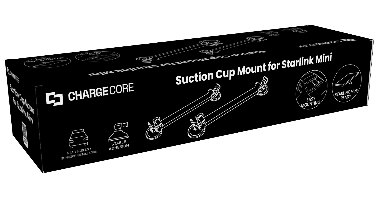 Laser ChargeCore Suction Cup Mount for Starlink Mini