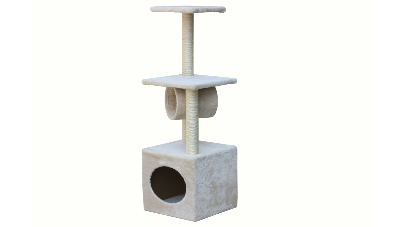 YES4PETS 112cm Cat Tree Pole Scratching Post - Grey