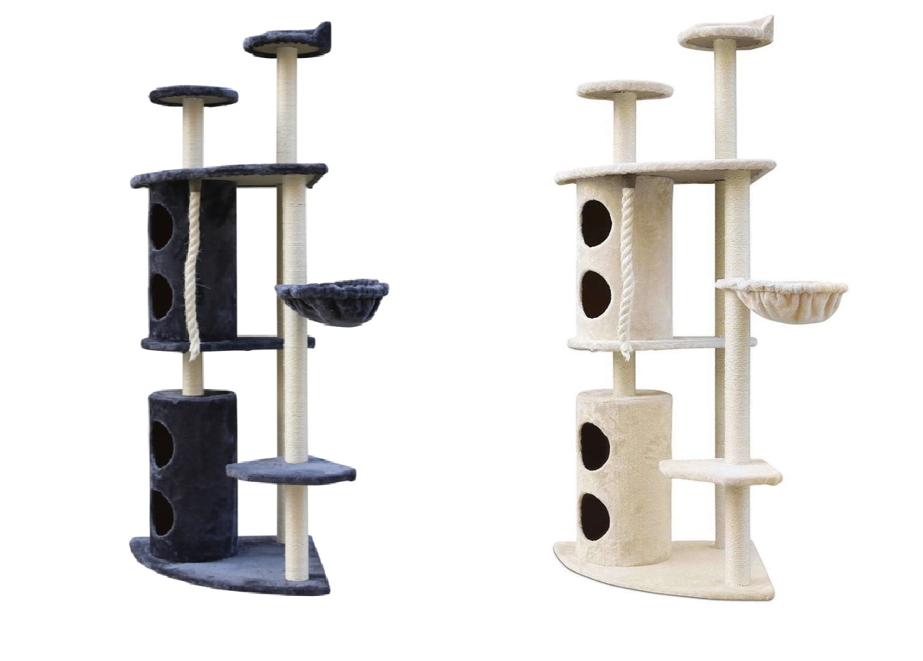 YES4PETS 170cm Multi-Level Cat House Tower Scratching Post