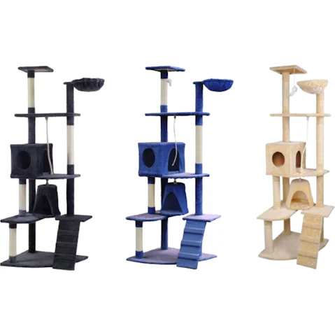 YES4PETS 193cm Cat Scratching Sisal Pole Tower