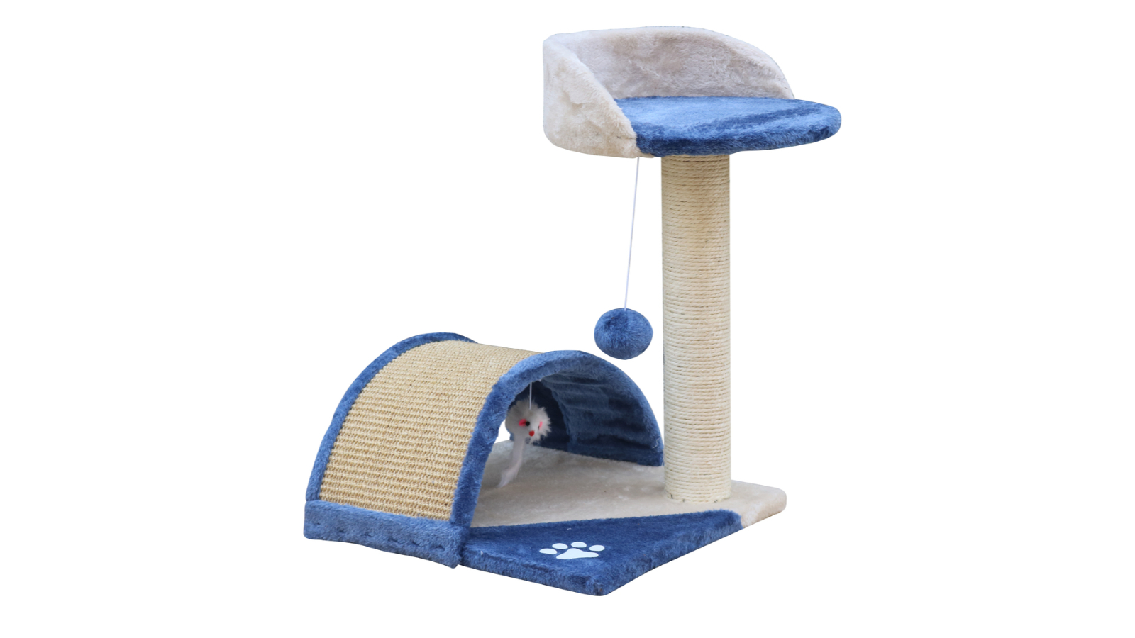 YES4PETS 50cm Cat Scratching Post Tree Climbing - Blue
