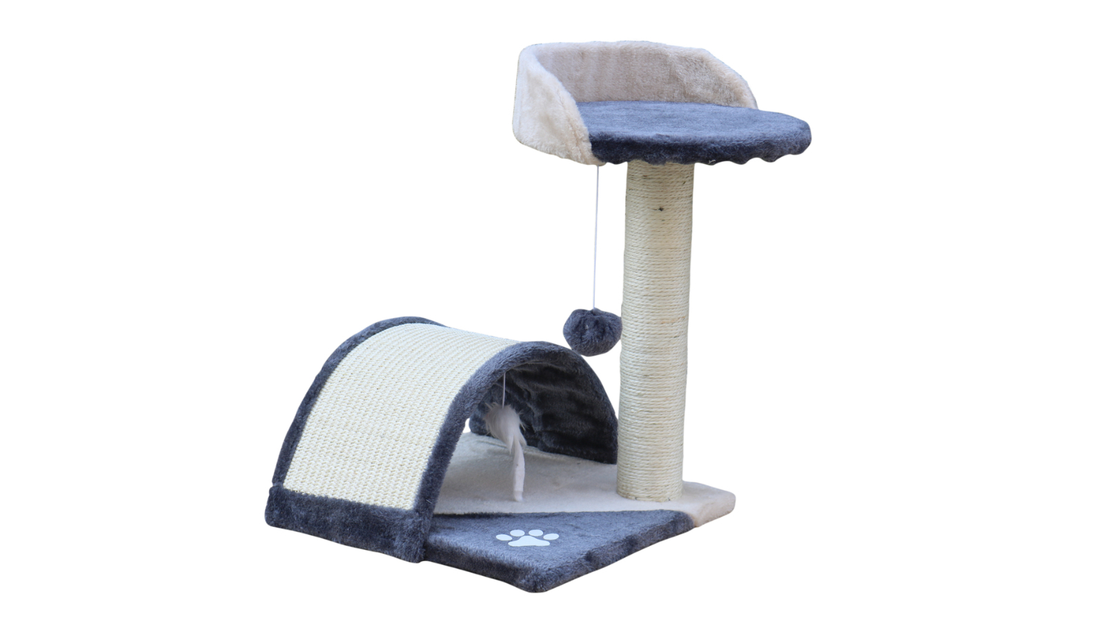 YES4PETS 50cm Cat Scratching Post Tree Climbing - Grey