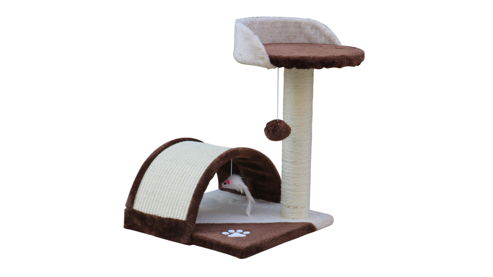 YES4PETS 50cm Cat Scratching Post Tree Climbing - Brown