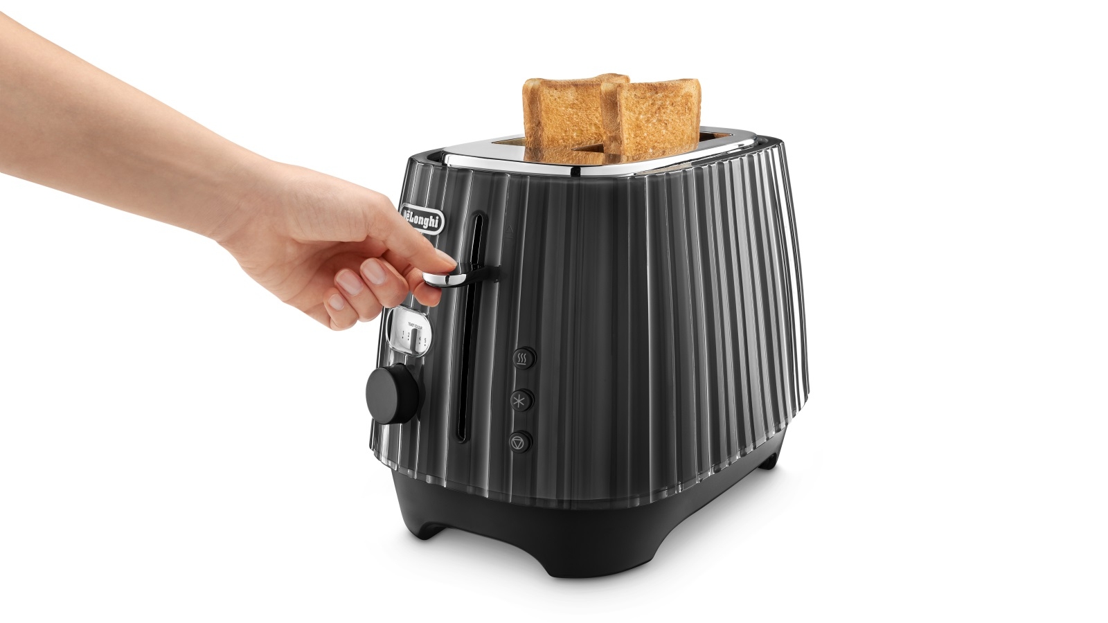 DeLonghi Ballerina 2 Slice Toaster Furnace Black Harvey Norman