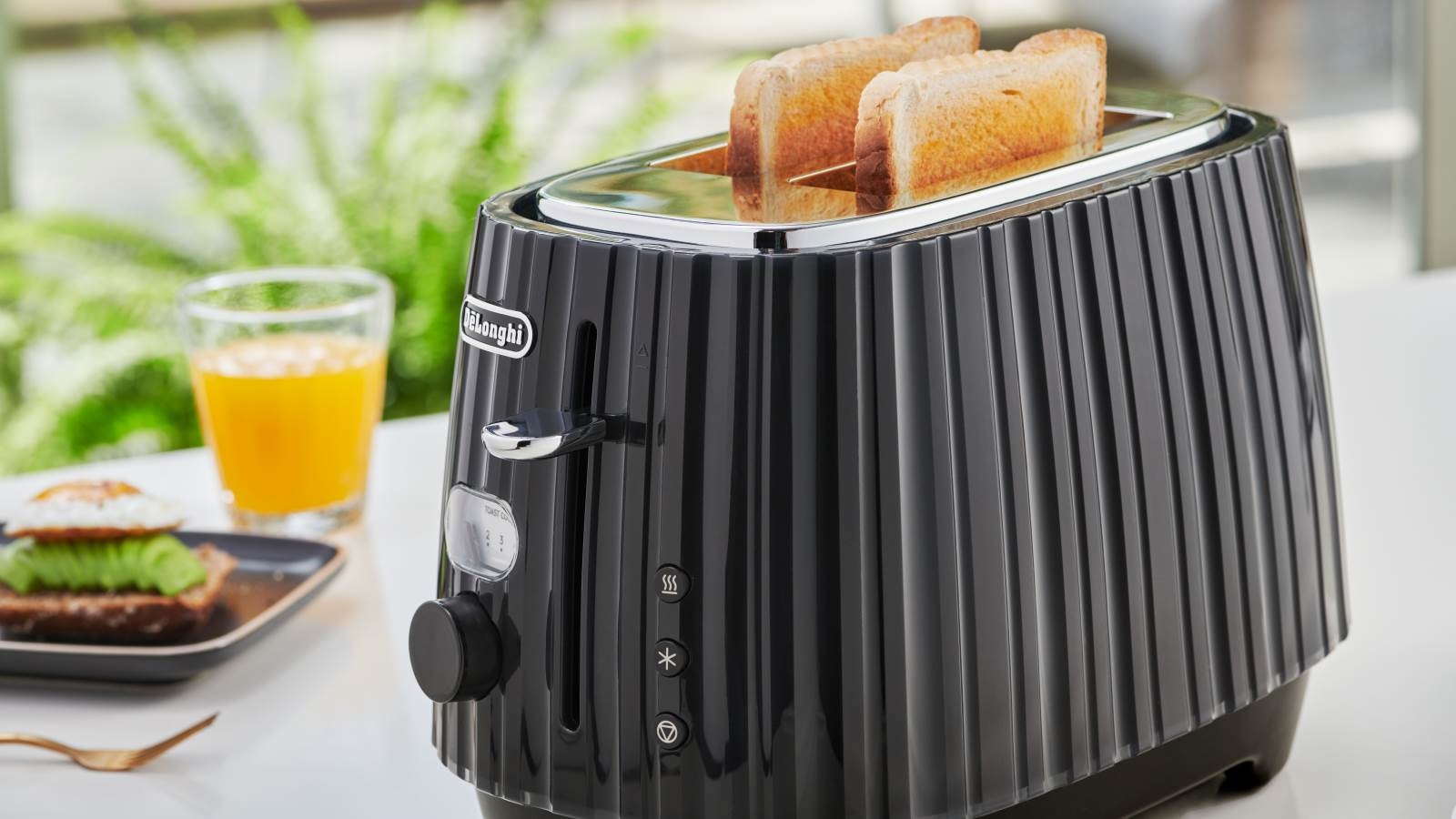 DeLonghi Ballerina 2 Slice Toaster Furnace Black Harvey Norman