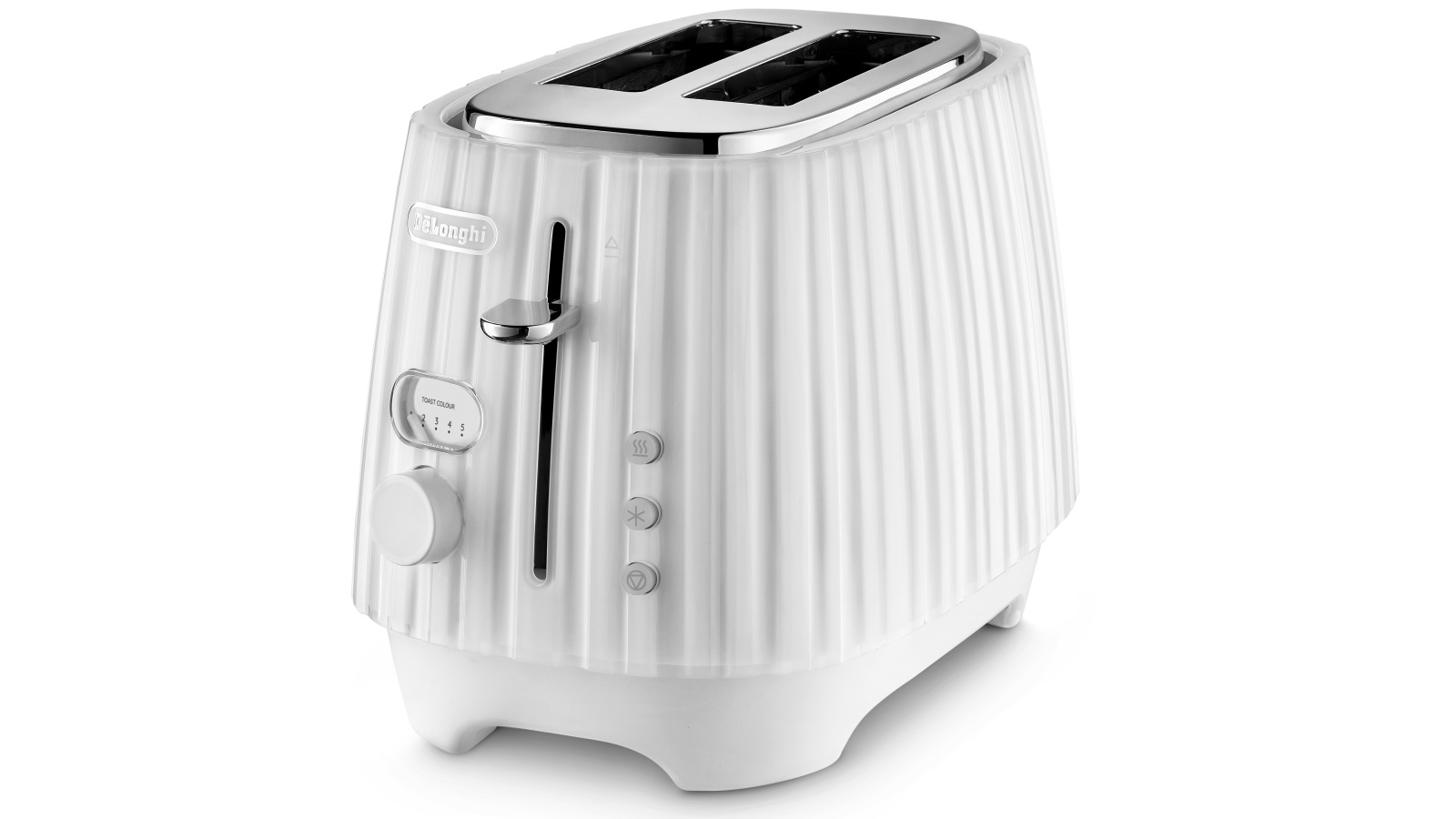 Delonghi Ballerina 2-Slice Toaster Opaline White CTD2003W