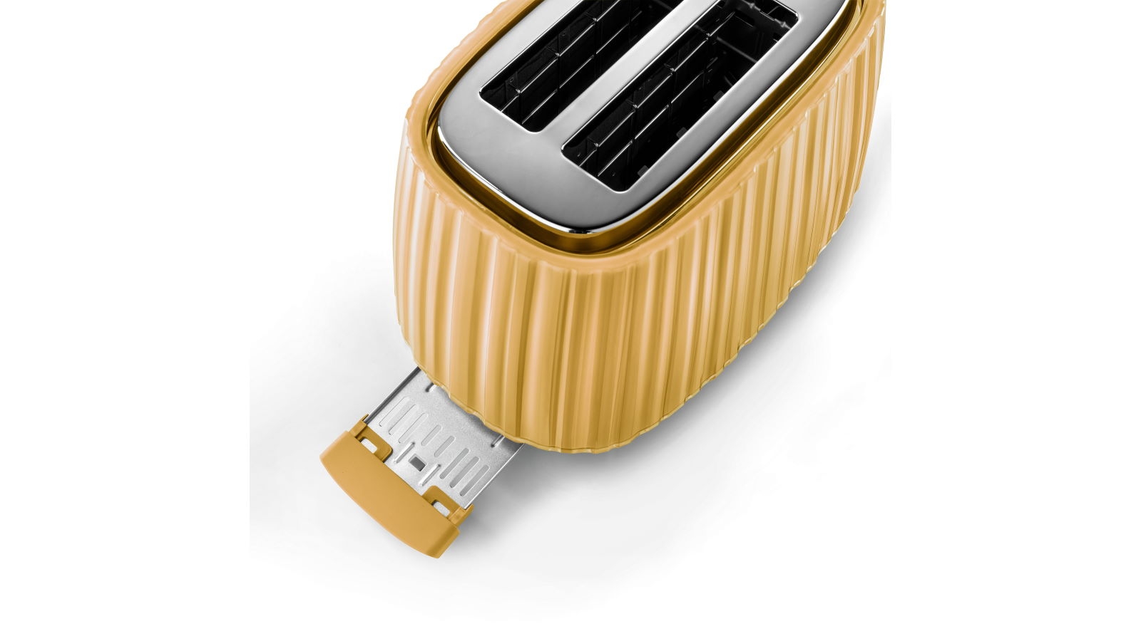 DeLonghi Ballerina 2 Slice Toaster Gold Yellow Harvey Norman