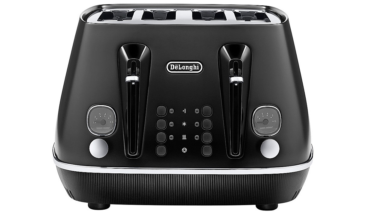 DeLonghi Distinta Moments 4 Slice Toaster Sunset Black Harvey