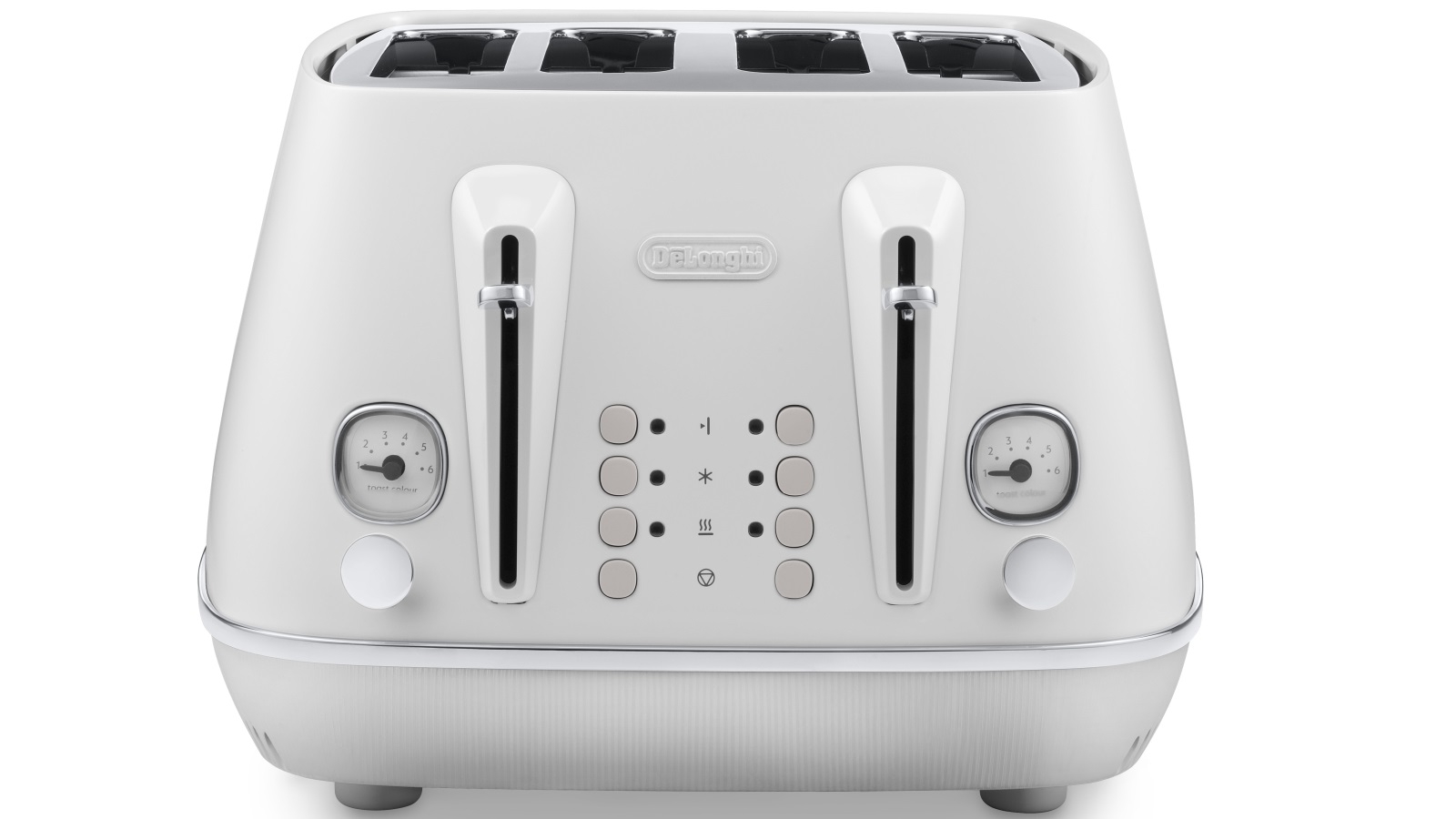 DeLonghi Distinta Moments 4 Slice Toaster - Sunshine White