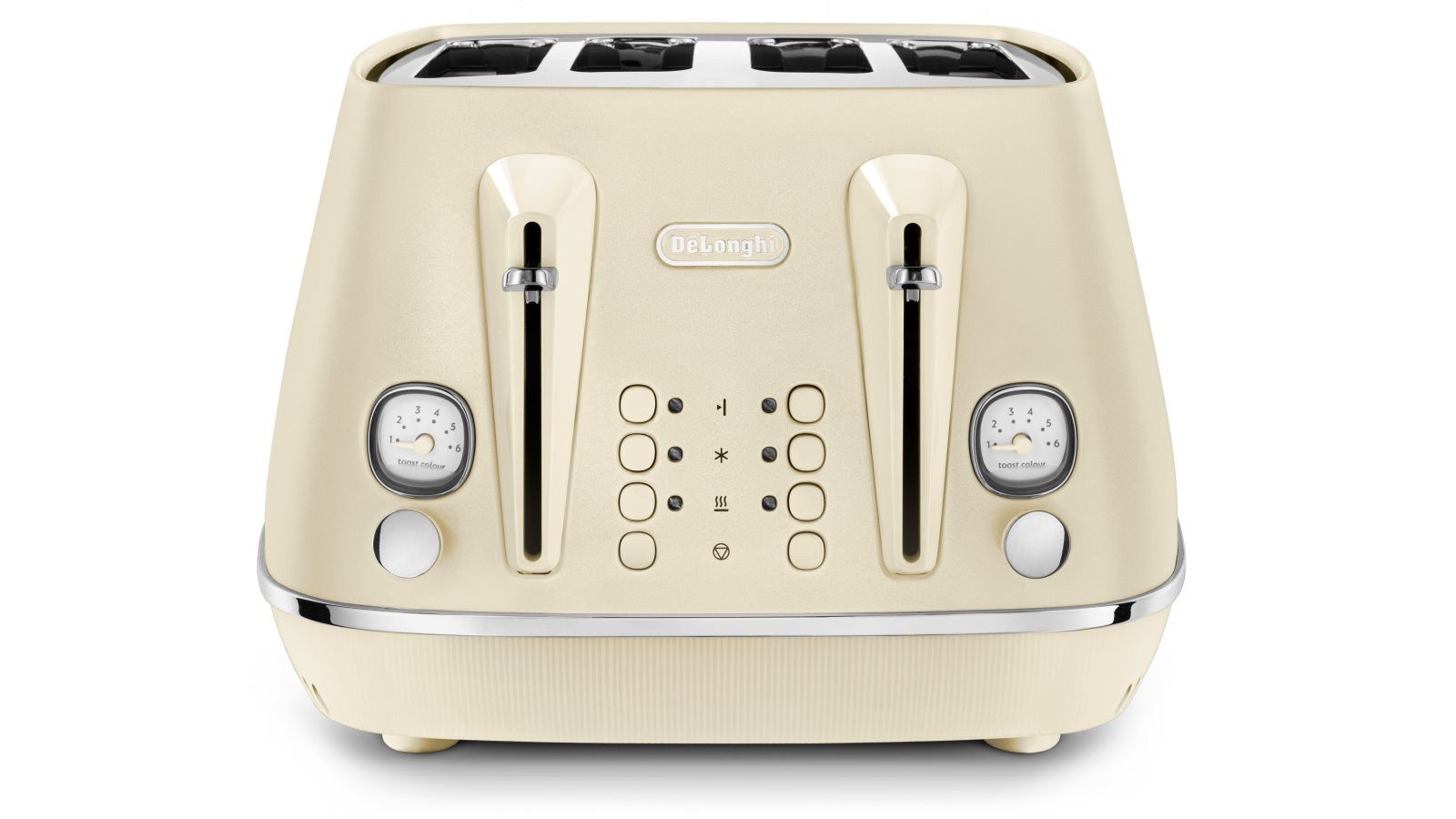 DeLonghi Distinta Perla 4-Slice Toaster - Lemon | Harvey Norman