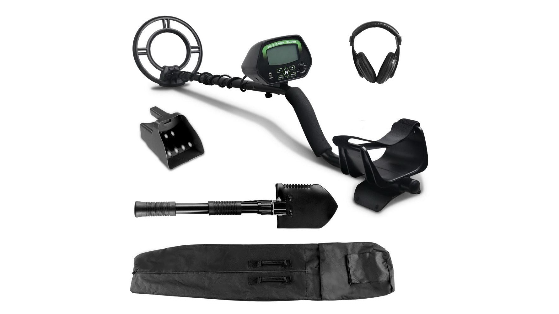 Metal Detector LCD Shovel Sand Scoop