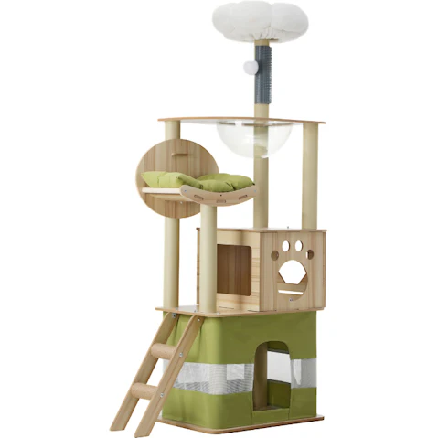 Alopet Condo Bed Furniture Cat Tree Tower Scratching Post - 160cm