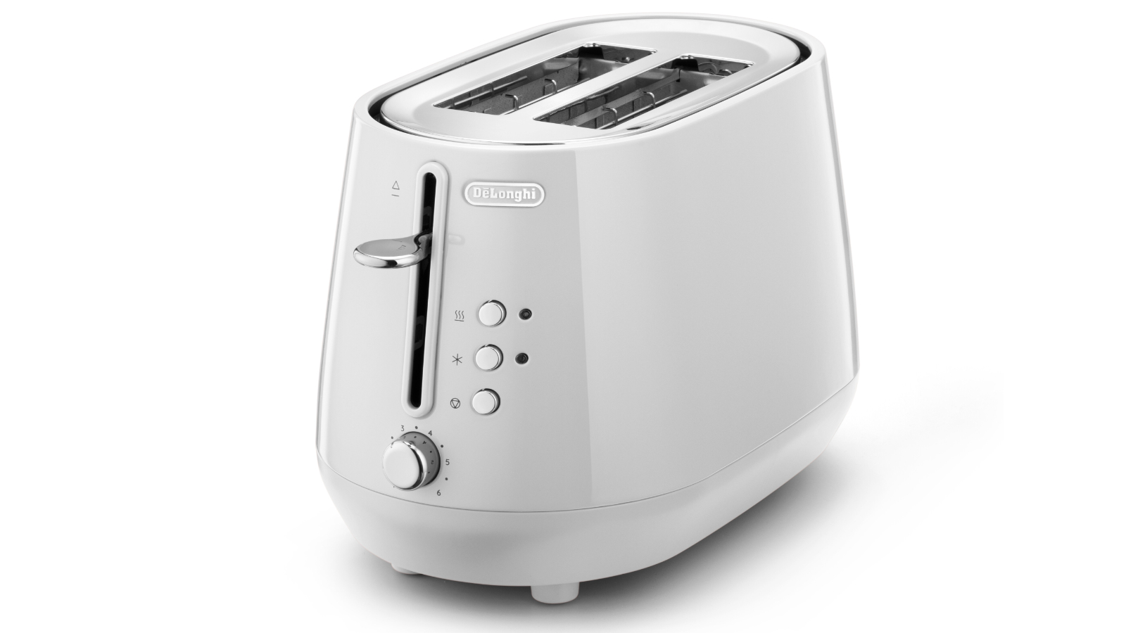 De'Longhi Eclettica 2 Slice Toaster – Whimsical White