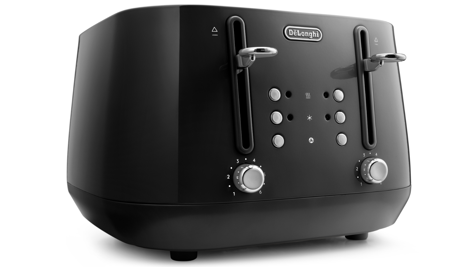 De'longhi Eclettica 4 Slice Toaster – Bold Black