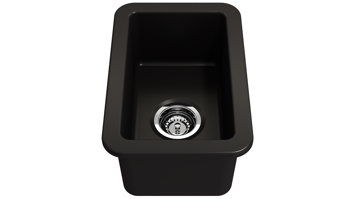 Turner Hastings Cuisine 30x46 Inset/Undermount Fine Fireclay Sink - Matte Black
