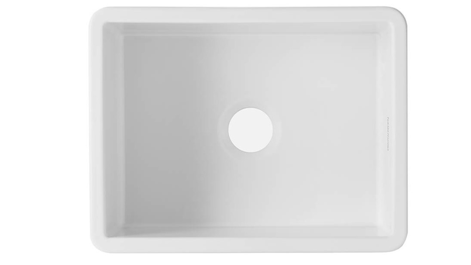 Turner Hastings Cuisine Inset/Undermount Fine Fireclay Sink with Overflow - Matte White