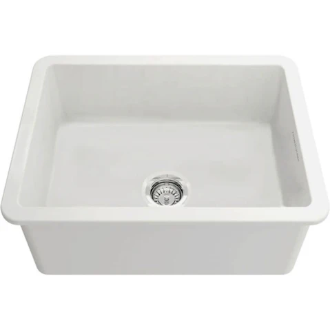 Turner Hastings Cuisine Inset/Undermount Fine Fireclay Sink - Matte White